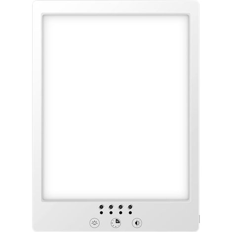 Lampe de luminothérapie,12000 lux,peut prévenir la dépression d'humeur,la mémoire et la fonction de temps,peut ajuster la luminosité et la température du croisement des couleurs