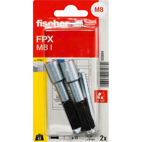 FISCHER 522834 Porenbetonanker FPX M8 I, 2 Stk (1/5)