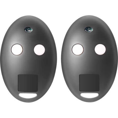 2PCS Télécommande, 433 MHz Rolling Code, 2 Canaux, Pour Portail Automatique Et Garage (1/5)