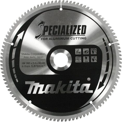 LAME CARBURE ALU 355x25MM 80D MAKITA A-02602