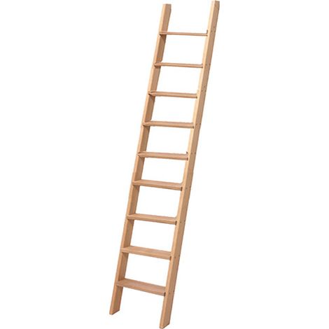Stufenleiter Holz 7 Stufen - zu erreichenden Höhe 1.88m - BSMEU-200