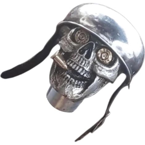 Pommeau de levier de vitesse en résine et acier pour casque de soldat - Design ergonomique pour une prise en main confortable - Effet mystérieux - Poignée ergonomique (1/4)