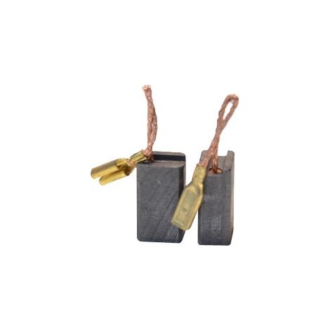 Jeu De 2 Charbons Adaptable Pour Skil. Dimensions: 6 X 8.4 X 15mm.
