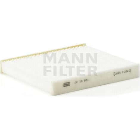 Filtre, air de l'habitacle Mann-Filter CU 16 001 DAIHATSU 08975-K9001