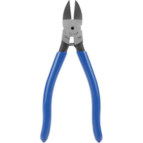 Pince coupante diagonale bleue de 20 cm (8 pouces) pour câbles (1/5)