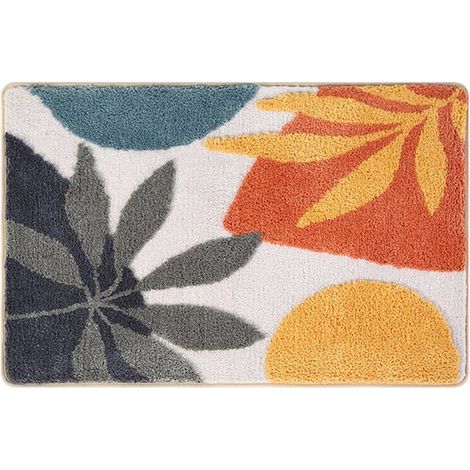 Badematte – Modernes abstraktes Design – Rutschfest – 50 x 80 cm (1/5)