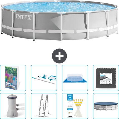 Intex Piscina Prism Frame Rotonda - 427x107 cm - 9-pezzi  S565