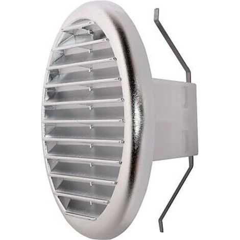 GRIGLIA DI AERAZIONE CROMO UNIVERSALE Ø 80125 mm