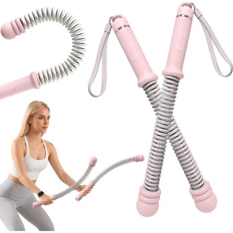 Battle Rope Wireless, 2 Weighted Ropes, Adjustable Resistance (1/5)