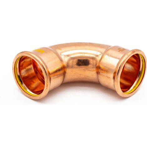 PrimaPress 54mm Copper 90 Degree Elbow Gas Pipe Fitting (1/3)