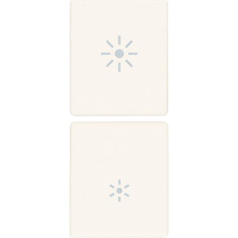 VIMAR - 31480.RB Zwei Halbtasten, 1M Dimmer, weiß