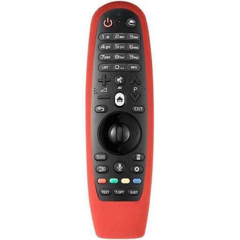 Housse De Protection En Silicone - Pour Télécommande LG AN-MR600 - Rouge - 1 Pièce (1/4)