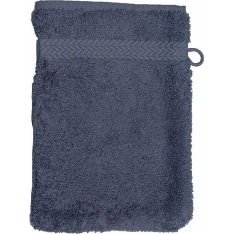 Gant de toilette coton bio coloris Myrtille