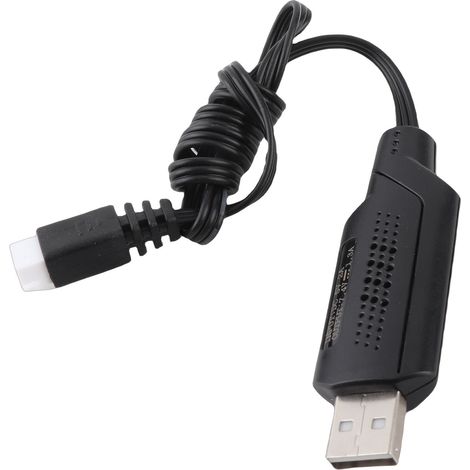 Câble de chargement USB XH à 3 broches, chargeur de batterie Li-ion 7,4 V pour voitures RC 1:18 séries 18301, 18302, 18303 et 18304 (1/5)
