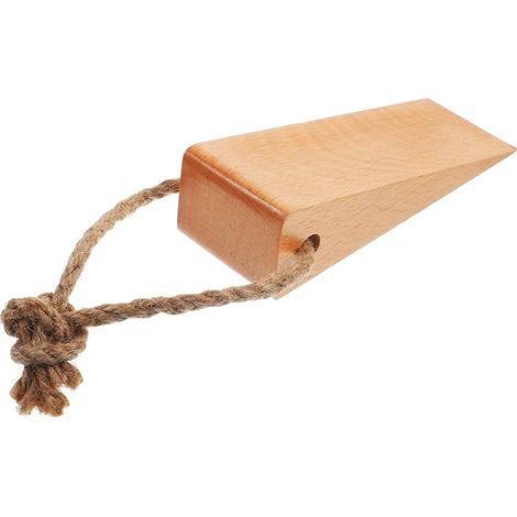 Butée de porte Healeved empêche les claquements accidentels grâce à sa base antidérapante en bois