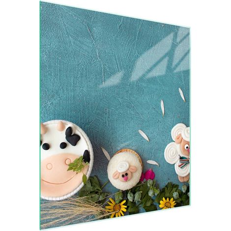 Glasschneidebrett 45x52 Blume (1/5)