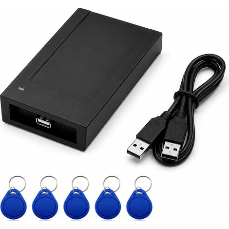 Lecteur RFID NFC 13,56 MHz USB, Lecteur de Carte IC sans Contact ISO 14443A, Plug (1/5)