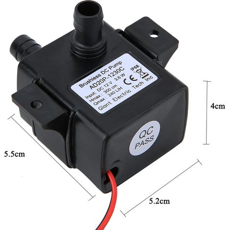 Pompa sommersa per acqua, elevata rigidità dielettrica, tenuta stagna garantita per laghetti e acquari, motore brushless ad altissime prestazioni. (1/2)