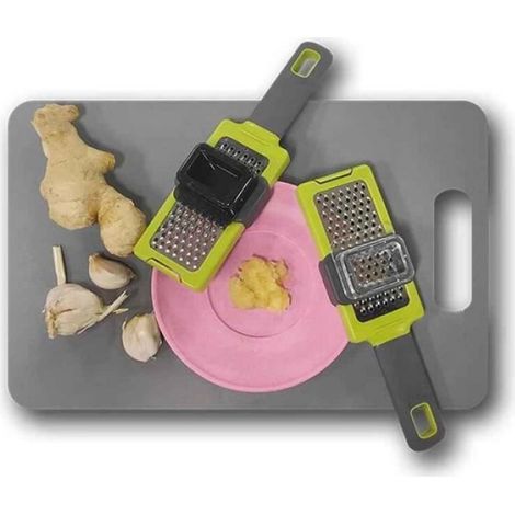 Rape de meulage - Green - Hachoir à ail - Accessoires de cuisine - 20.5x5.8x3.3 cm - PS/ABS/TPR (1/4)