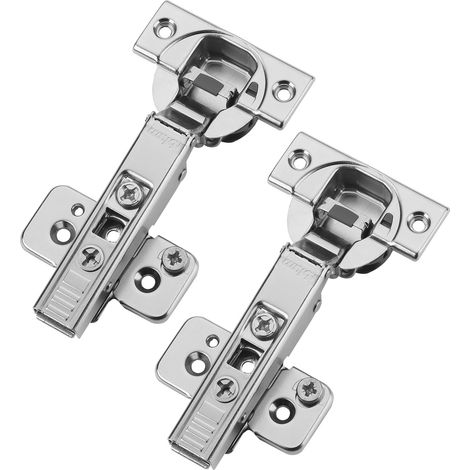 Blum Topfband 110° mit Schließautomatik inkl. Montageplatte mit Exzenterverstellung 173H7100, Eckanschlag 71B3550, 2er Set
