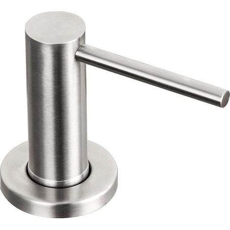 Distributeur de savon pour lavabo – Pompe en acier inoxydable – Distributeur de savon à poser – Conception intégrée au plan de travail (1/5)