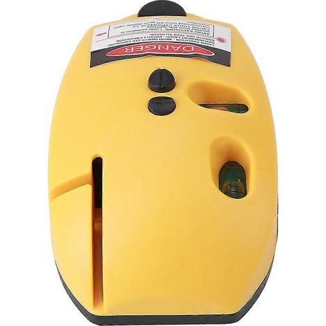 rechtwinkliger gelber Infrarot-Laser – Messinstrument mit 2 vertikalen und horizontalen Linien (1/5)