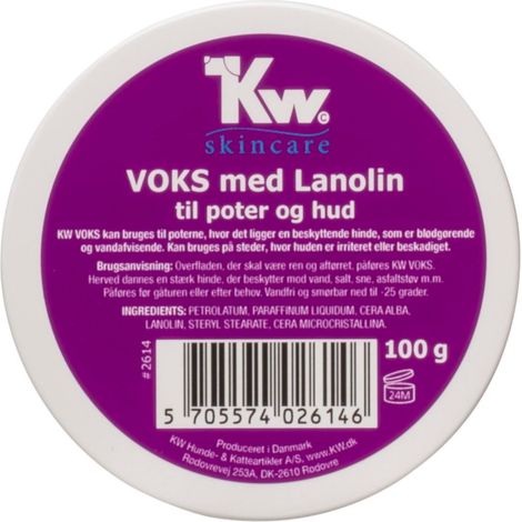 Reparierende Creme mit Lanolin von Kw, regeneriert trockene Haut, für Hunde und Katzen