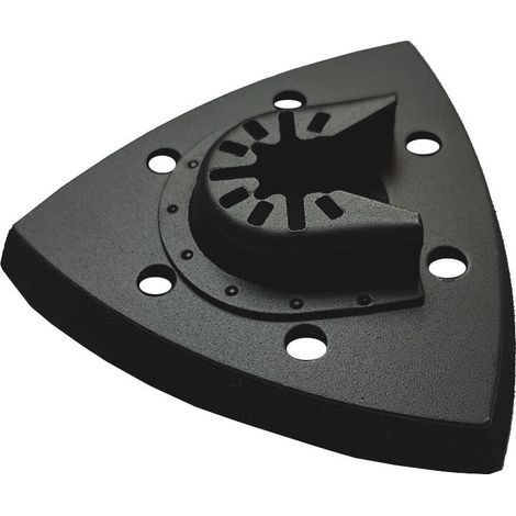 90 90mm Self Adhesive Triangle Disc Sandpaper Holder, 6 Holes Self Adhesive Sandpaper Holder Single 90mm Quick Release