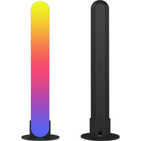 Vtizikl Lampe de chevet LED, lampe de ramassage, lampadaire magique, application Bluetooth, lampe d'ambiance de bureau, 2 pièces (1/5)