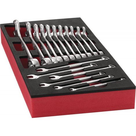 Modulo di schiuma per chiave combinata grande FACOM 440 per carrello XL - MODM.440-1PB