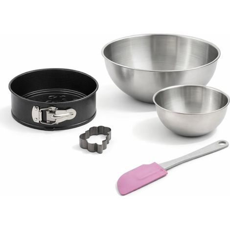 Set de 4 ustensiles de pâtisserie moule à manqué emporte-pièce ourson et spatule de cuisine Zenker Haribo (1/5)