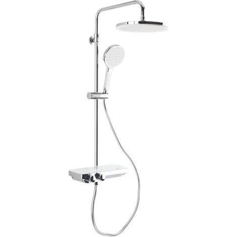 Swiss Aqua Technologies Colonna doccia con miscelatore termostatico e soffione XXL da 255 mm, cromata (SATSSTPBCH)