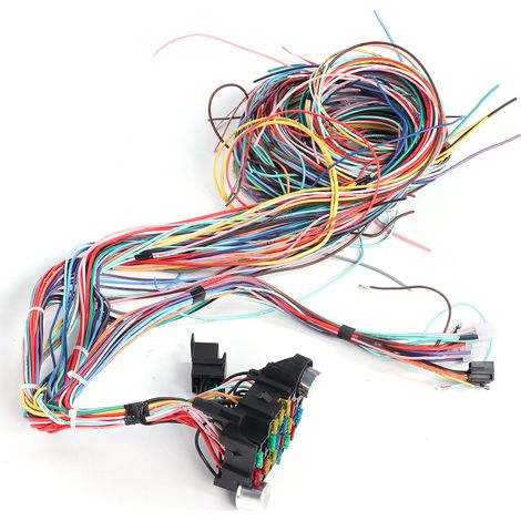 Kit de faisceau de câblage universel 12 V 21 circuits pour voiture, camion, camping-car et caravane. (1/5)