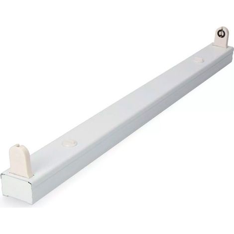 Regleta T8 de aluminio para tubo LED de 150 cm, blanca