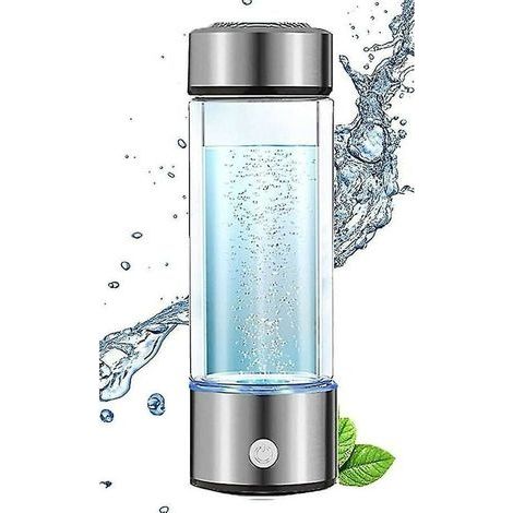Bouteille d'eau de générateur d'hydrogène, véritable bouteille de machine de fabricant d'ioniseur de générateur d'eau riche en hydrogène moléculaire avec technologie de chambre Spe (1/3)