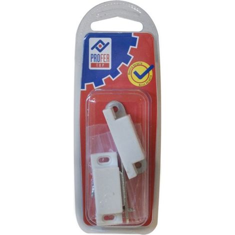 CIERRE IMAN BLANCO BL 2 PZS - 42 MM