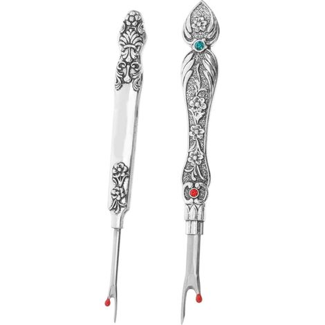 2pièces Découseur Manuel Robuste Pour Couture Et Broderie Outil De Déchirement De Fil Portable Kit De Démarrage Sans Marque (1/5)