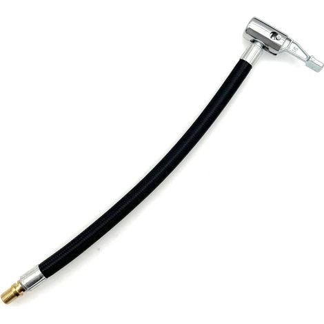 1 Adaptateur Valve, Connecteur Rapide, Tuyau Extension, Verrou Levier, Pour Vélo Moto Voiture (1/5)