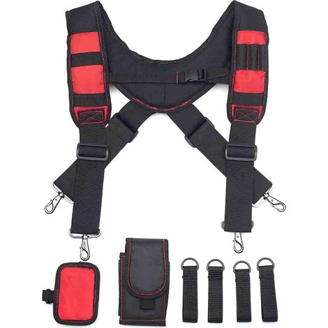 Bretelles de ceinture travail, sangles flexibles et réglables avec (1/5)