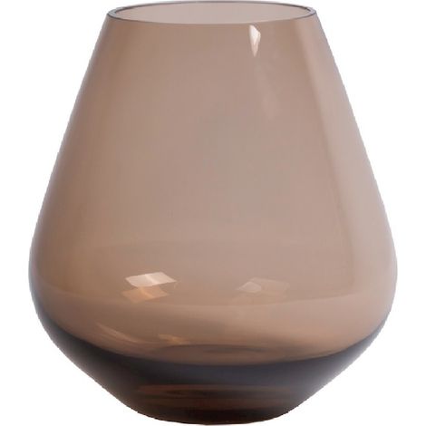 Vase Décoratif d'Intérieur Taupe pour Bouquet de Fleurs, Soliflore et Photophore - PANGIVO