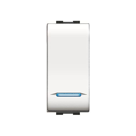 Interruttore Unipolare Illuminabile Mylife 16Ax ( Elettrocanali Cod. Ecl4012Wh )