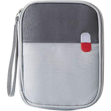 Trousse de premiers secours portable, sac de rangement de voyage, avec mini-sac pour fournitures médicales, idéale pour la randonnée en famille, le camping, le bureau et le lieu de travail.