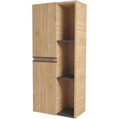 ONDEE - Columna de almacenaje colgante EBENE - - 52 cm - Acabado : Madera - 2 Puertas