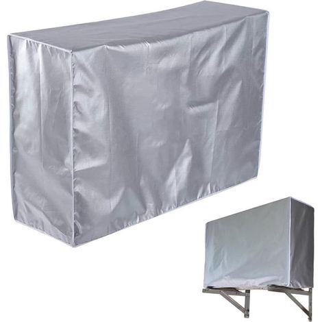 Funda protectora para aire acondicionado exterior, impermeable, a prueba de polvo y nieve (80 x 30 x 57 cm) (1/5)
