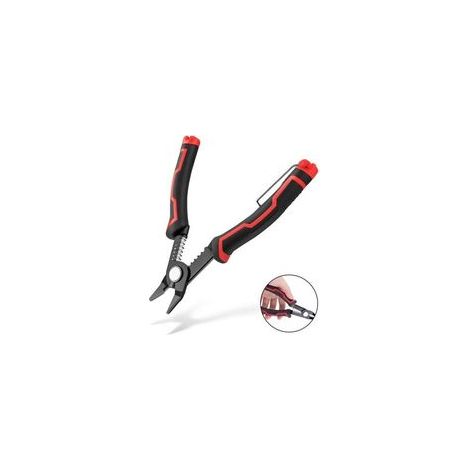 Pince Coupante, Pince à Dénuder Multifonction 3 en 1 et Pince à Dénuder Pour électricien, Pince Coupe-Câbles 20-10 Awg Avec Poignée Ergonomique et Durable (1/4)