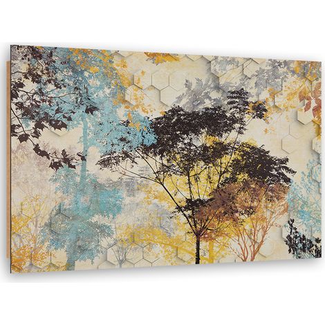 Quadro deco panel, Alberi autunnali - 90x60 (1/5)