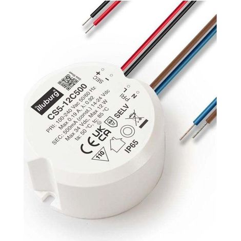 Transformateur LED Étanche IP65 500mA Courant Constant LED Bloc d'Alimentation Driver Power Supply(30-42V/450MA) (1/4)