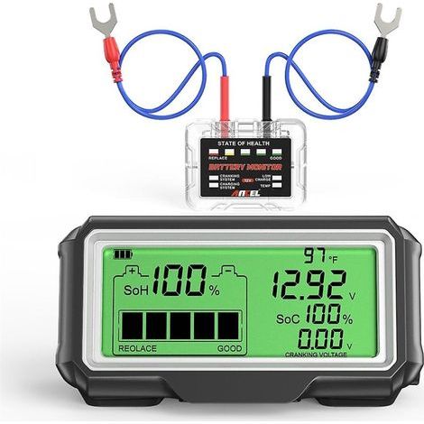 Testeur de charge et moniteur de batterie de voiture ANCEL BM200 PRO 12V avec affichage LED (1/2)