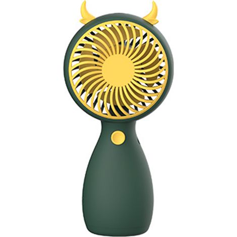 1 Ventilateur de table, portable, rechargeable USB, vitesses réglables, bureau, voyage, intérieur (1/4)