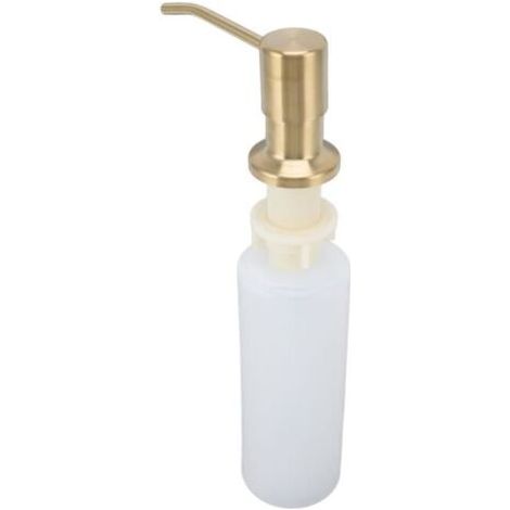 Seifenspender fürs Waschbecken – QIILU – 300 ml – Edelstahl 304 – Multifunktional – 360° drehbarer Kopf (1/5)